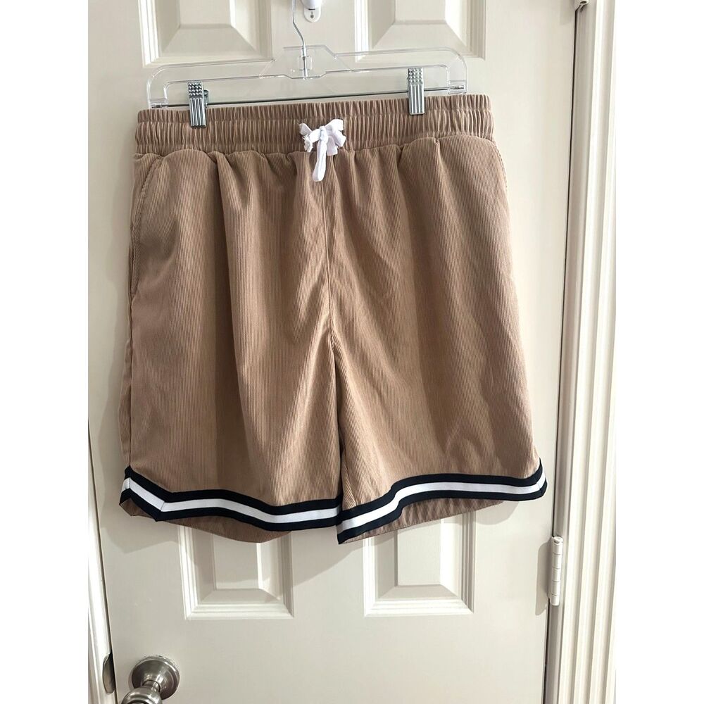 BP Nordstrom Men's Casual Shorts Size Medium Tan Corduroy